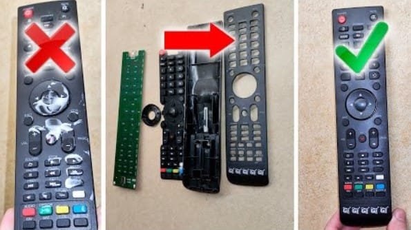 How to easily clean the remote control of Gi satellite receiver – How to disassemble the remote control
