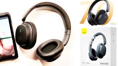 Wireless Bluetooth Baseus Bowie D05 headphones - Operating time in up to 70 hours - UNBOXING
