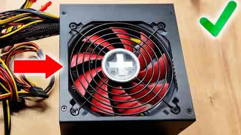 How to clean the power supply on a PC – Psu cleaning – How to clean the power supply from dust