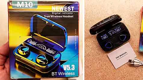 Unboxing Bluetooth Headset M10 – HiFi Stereo Wireless Earphones