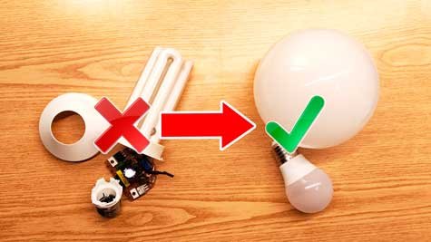 DIY How to Convert a Fluorescent Lamp to LED – Step by Step Guide to Save Energy