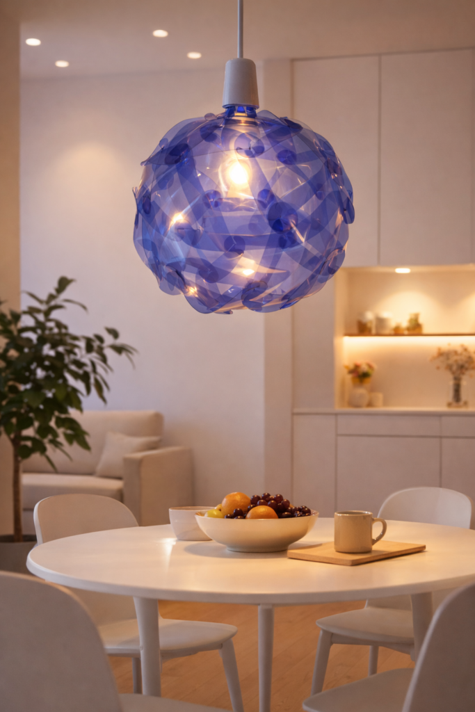 Making an IQ lamp from plastic bottles