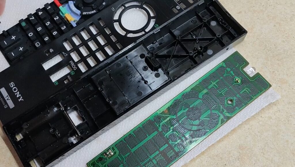 Remontez le tout de la télécommande Sony TV.