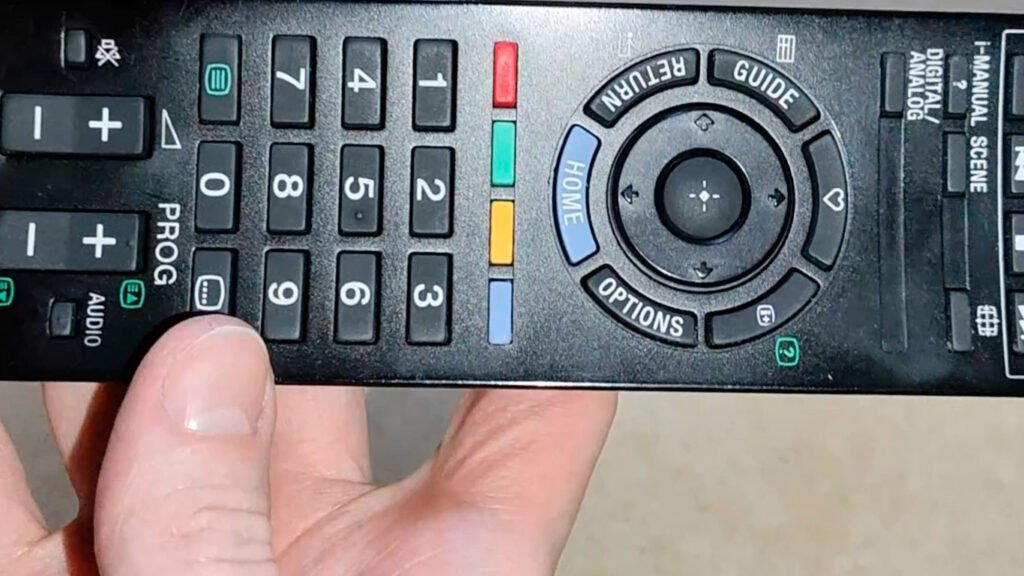 Testez chaque bouton de la télécommande Sony TV.