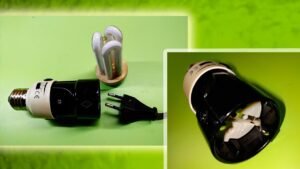 How to Make an E27 to Power Outlet Adapter from an Old CFL Bulb
