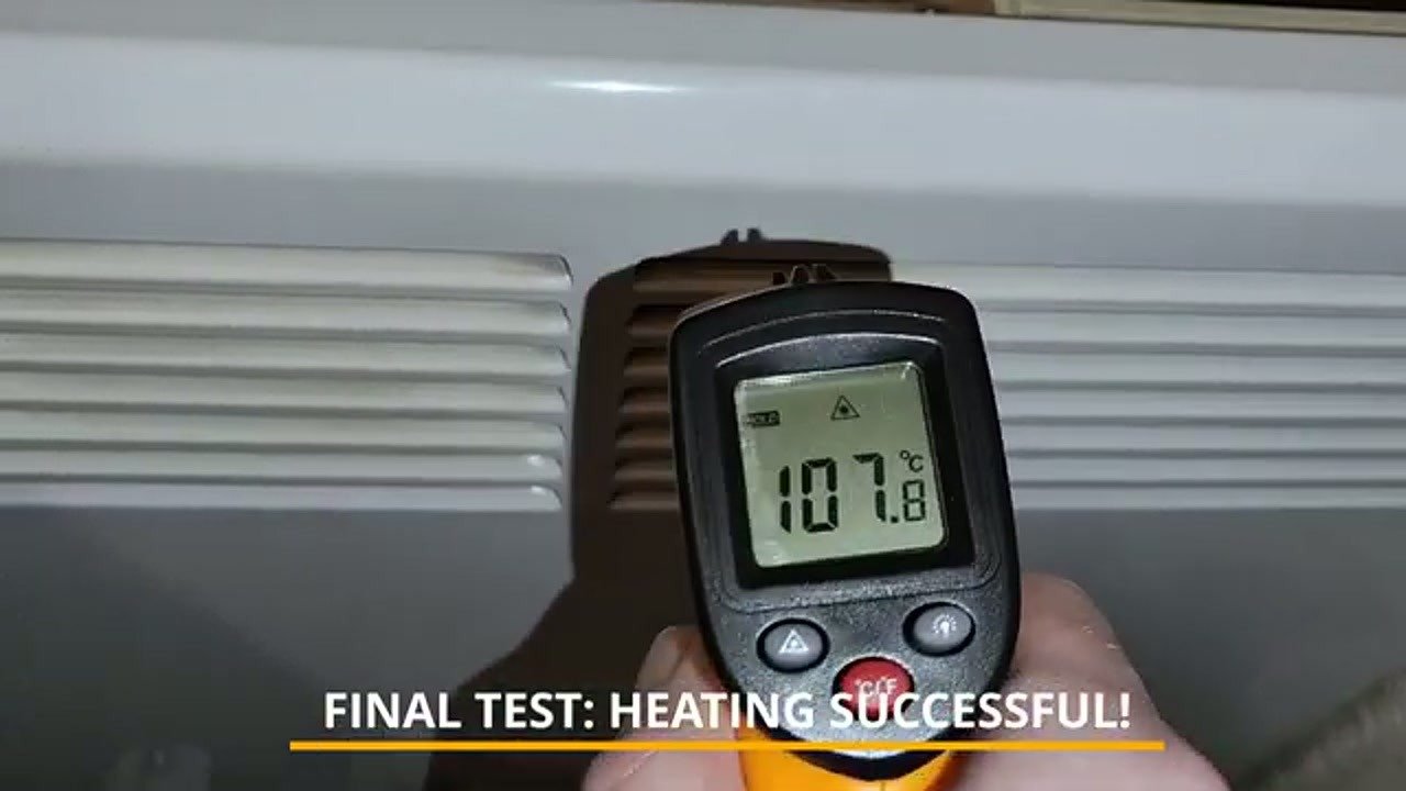 Heizung testen