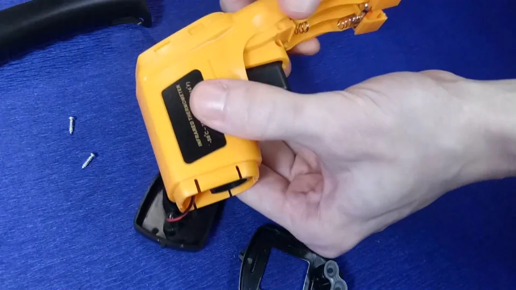 Examining the infrared sensor and laser module