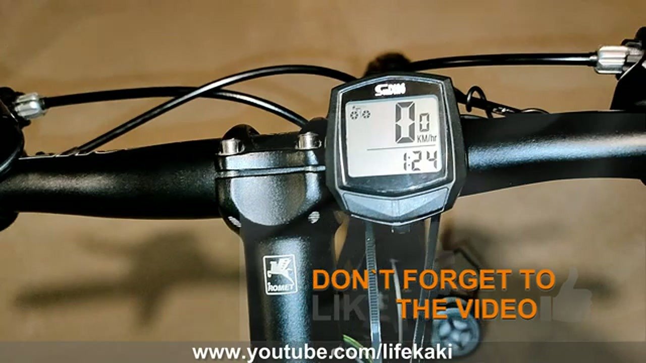 Final bike computer installation