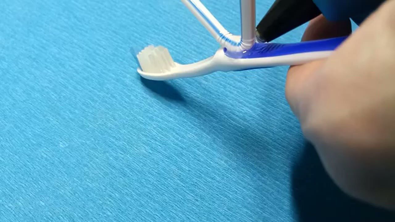 Removing excess adhesive for a clean finish