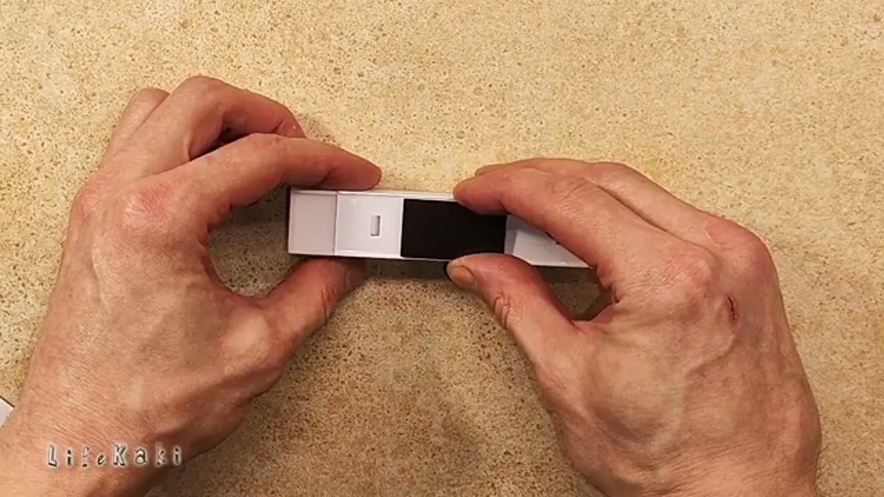 Installing the magnetic mount for the LED light
