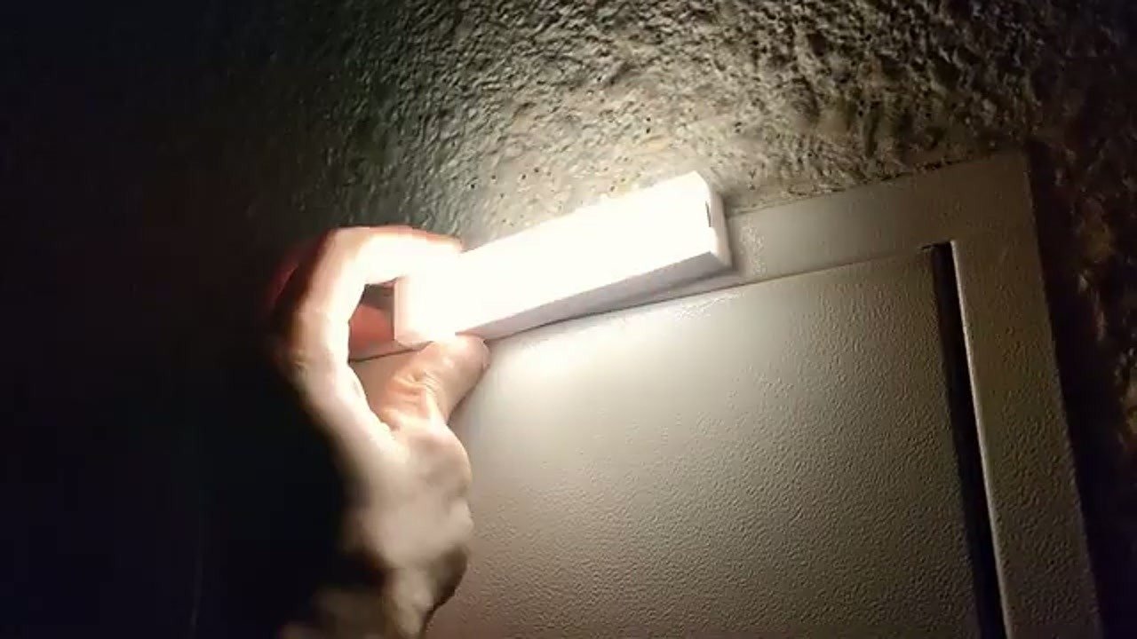 Testing the adjustable brightness levels