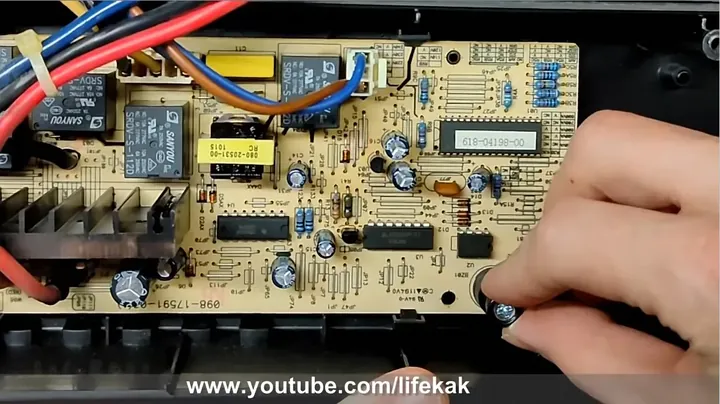 Driving a steel screw into the center buzzer hole