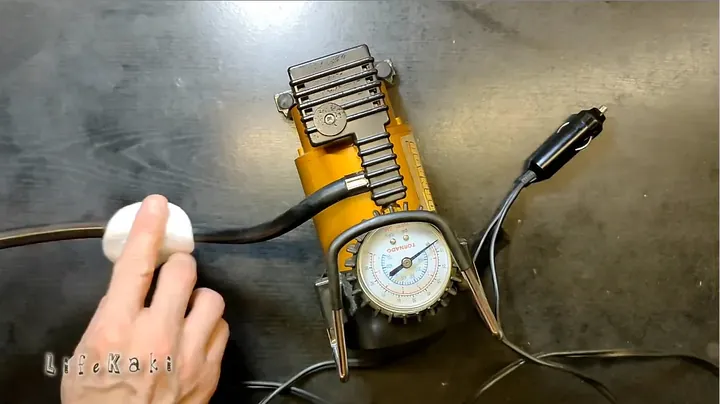 Inspecting air delivery hose and cleaning external housing
