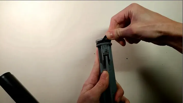 Removing worn seal and seating fresh rubber O-ring