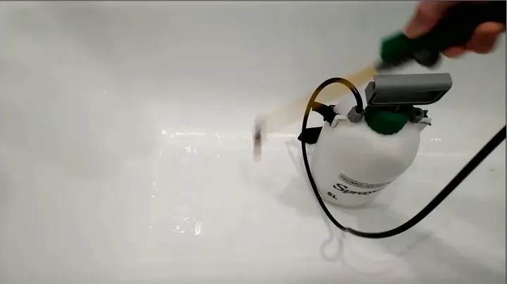 Verifying consistent water spray pattern during final pressure test