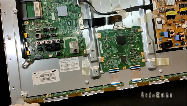 Internal components, circuit boards, and cables